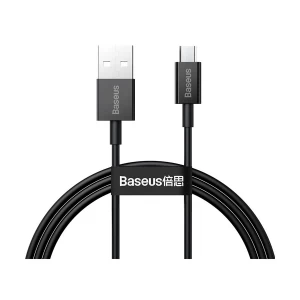 Baseus USB Male to Micro USB Male 1 Meter, Black Charging & Data Cable #CAMYS-01