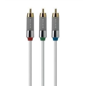 Belkin 3RCA Male to Male, 0.9 Meter, White Video Cable # AV10034-06-WHT