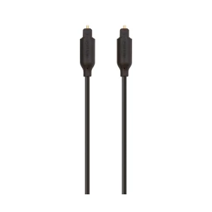 Belkin Toslink Male to Male 2 Meter Black Optical Audio Cable # F3Y093bt2M