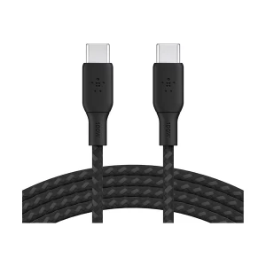 Belkin USB Type-C Male to Male, 3 Meter, Black Braided Charging & Data Cable #CAB014bt3MBK
