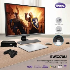 BenQ EW3270U 32 inch 4K HDR HDMI Displayport USB Type-C Gaming Monitor