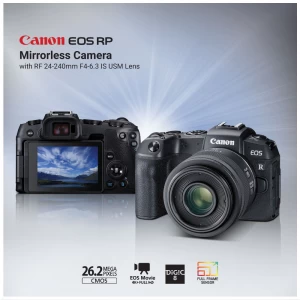 Canon EOS RP Mirrorless Camera Body with RF 24-240mm F4-6.3 IS USM Lens