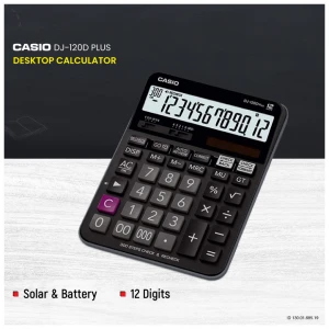 Casio DJ-120D Plus Check & Recheck Desktop Calculator #CB151