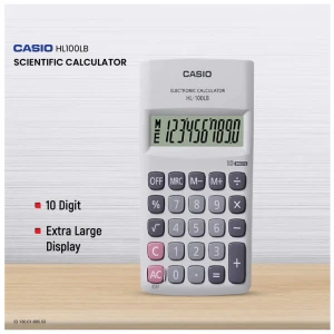 Casio HL100LB Portable Basic Calculator #A05