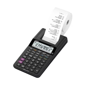 Casio HR-8RC-BK Printing Calculator (Black, Compact Type/Mini Printer) #D21