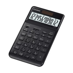 Casio JW-200SC-BK Compact Desk Type Stylish & Colorful Desktop Standard Calculator #CB180