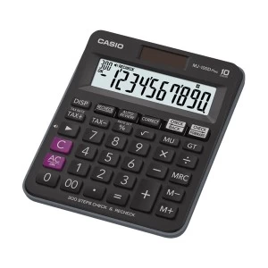 Casio MJ-100D Plus-W-DP-W Check & Recheck Mini Desk Type Tax Calculator #CB159