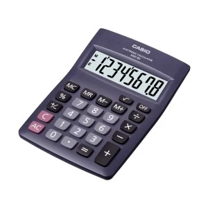 Casio MW-8V Mini Desk Type Desktop Calculator #B33