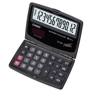 Casio SX-220-W Portable Type Calculator #A42