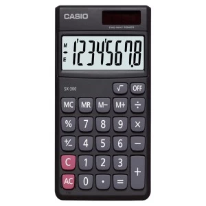 Casio SX-300-W Portable Type Calculator #A43