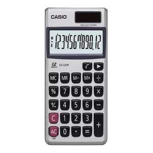 Casio SX-320P-W Portable Type Calculator #A45
