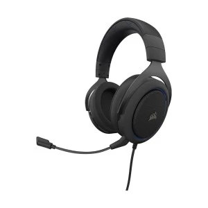 Corsair HS50 Pro Wired Black Stereo Gaming Headphone-Blue # CA-9011217, CA-9011217-AP