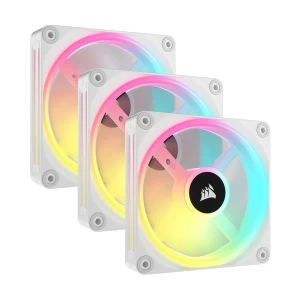 Corsair iCUE LINK QX120 RGB 120mm White Case Fan with iCUE Link System Hub #CO-9051006-WW