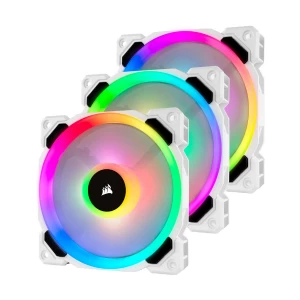Corsair LL120 RGB 120mm Dual Light Loop RGB LED PWM Triple Case Fan Pack with Lighting Node PRO #CO-9050092-WW