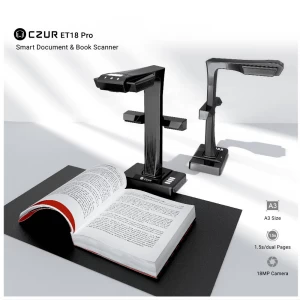 CZUR ET18 Pro Smart Document & Book Scanner with WiFi Function (A3, 18MP)