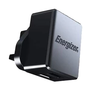 Energizer ACA2CUKUMC3 17W Dual USB UK Black Wall Charger With Micro USB Cable