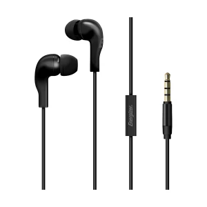 Energizer CIA5 In-ear Wired One Button Black Earphone #CIA5BK