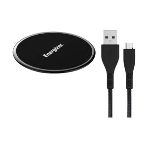 Energizer WLACBLBKM 10W Black Wireless Charger With Micro USB Cable