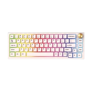 Fantech MAXFIT67 MK858 Space Edition Bluetooth White RGB Gaming Keyboard