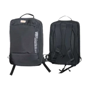 Fiesta CAN 01 18 Inch Black Canvas Multipurpose Laptop Backpack