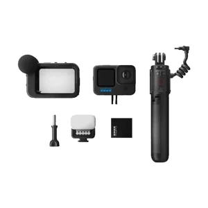 GoPro HERO11 Black Creator Edition 27 MP 5.3K Action Camera Bundle with Volta Hand Grip, Light Mod, Media Mod & Enduro Battery