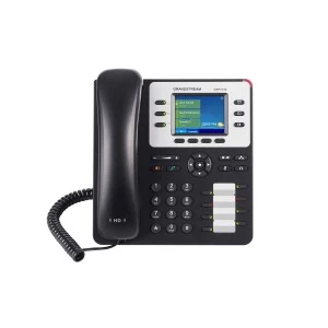 Grandstream Enterprise GXP2130 (2.8 inch LCD, POE, Power Supply Included) IP Phone with Adapter