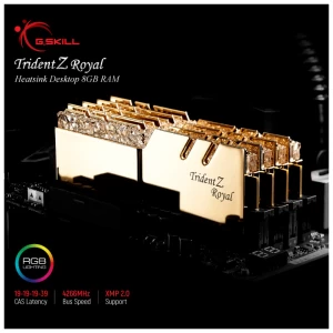 G.Skill Trident Z Royal RGB 8GB DDR4 4266MHz Heatsink Desktop RAM