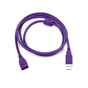 Havit USB Type-A Male to Female, 1.5 Meter, Purple Extension Cable# HV-X66
