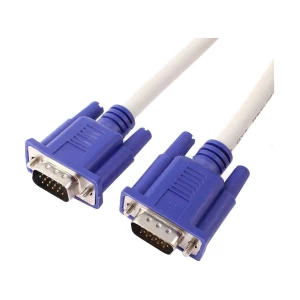 Havit VGA Male to Male, 10 Meter, White Cable