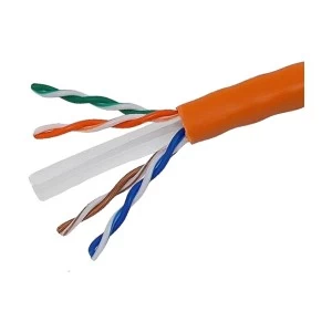 Hikvision Cat-6, 1 Meter, Orange Network Cable