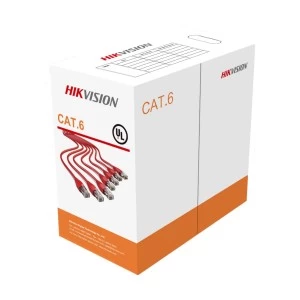 Hikvision Cat-6, 305 Meter, White Network Cable # DS-1LN6U-W/CCA