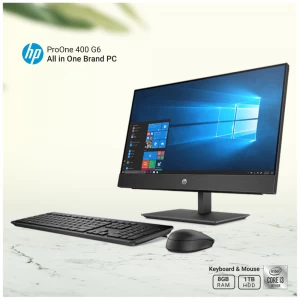 HP ProOne 400 G6 10th Gen Intel Core i3 10100 19.5 Inch FHD Display Black All in One Brand PC #9AV44AV
