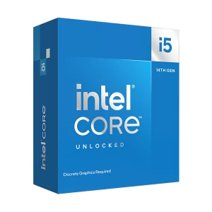 Intel Core i5 14th Gen Raptor Lake Refresh 14600KF Up to 5.30GHz 14 Core LGA1700 Socket Processor - (Without GPU) (Fan Not Included)