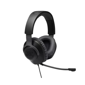 JBL QUANTUM 100 Black Wired Over-Ear Gaming Headphone #JBLQUANTUM100BLKAM
