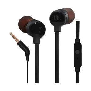 JBL TUNE 110 Wired In-Ear Black Headphone #JBLT110BLKAM
