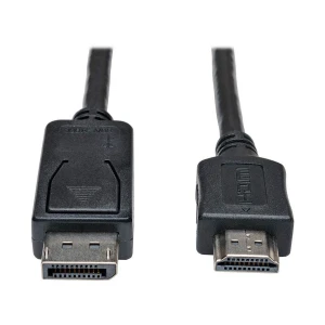 K2 DisplayPort Male to HDMI Male, 2 Meter, Black Cable
