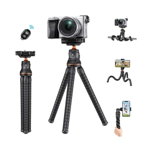 K&F Concept MS-01 Selfie Stick Tripod for Cameras & Smartphones #KF09.129