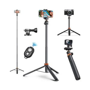 K&F Concept MS-04 Selfie Stick Tripod for Cameras & Smartphones #KF09.127