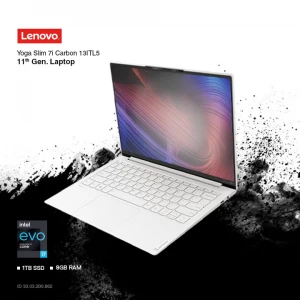 Lenovo Yoga Slim 7i Carbon 13ITL5 Intel Core i7 1165G7 13.3 Inch QHD IPS Display Moon White Laptop