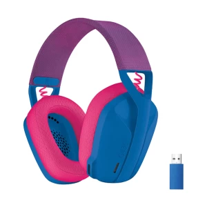 Logitech G435 Bluetooth Blue and Raspberry Gaming Headphone # 981-001061 / 981-001063