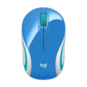 Logitech M187 Ultra Portable Blue Wireless Mouse