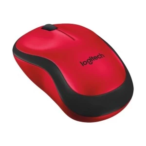 Logitech M221 Silent Red Wireless Mouse #910-004884