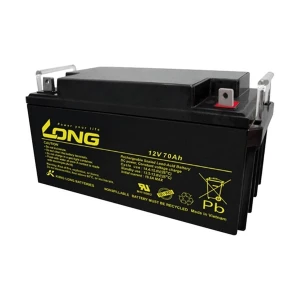 Long 12V 70Ah Rechargeable Sealed Lead Acid Battery for UPS