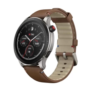 Amazfit GTR 4 Brown Leather Smart Watch