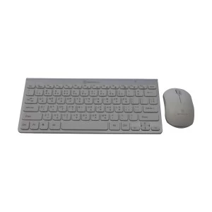 Micropack KM-218W Metalic-White Wireless Keyboard & Mouse Combo