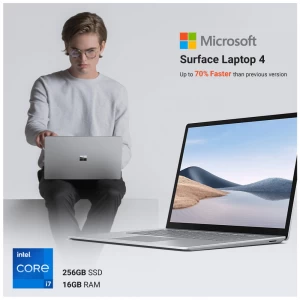 Microsoft Surface Laptop 3 Intel Core i5 1035G7 13.5 Inch Multi Touch Display Matte Black Surface Laptop