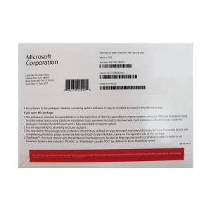 Microsoft Windows 10 Professional 64 Bit ENG Intl 1PK DSP OEI DVD (For Brand PC) #FQC-08929