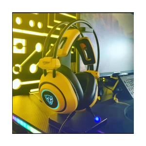 Motospeed H19 Wired Black-Yellow Gaming Headphone