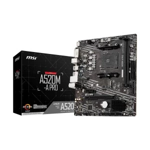 MSI A520M-A PRO DDR4 AMD Motherboard (Bundle with PC)