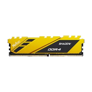 Netac Shadow 16GB DDR4 3200MHz Yellow Desktop RAM #NTSDD4P32SP-16Y